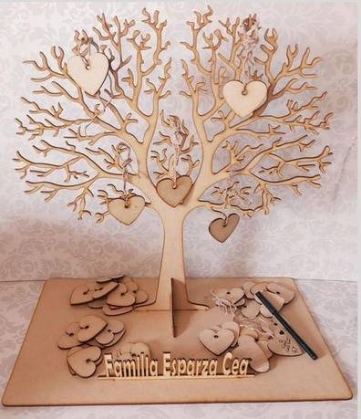 Árbol de los Deseos para Firmas (45x45 cm)